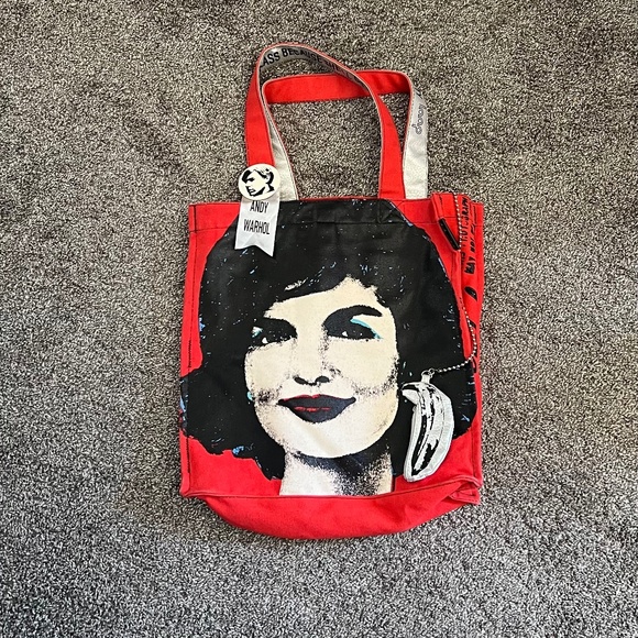 Loop x Andy Warhol Jackie Kennedy 1964 NYC Tote Bag - Picture 1 of 4
